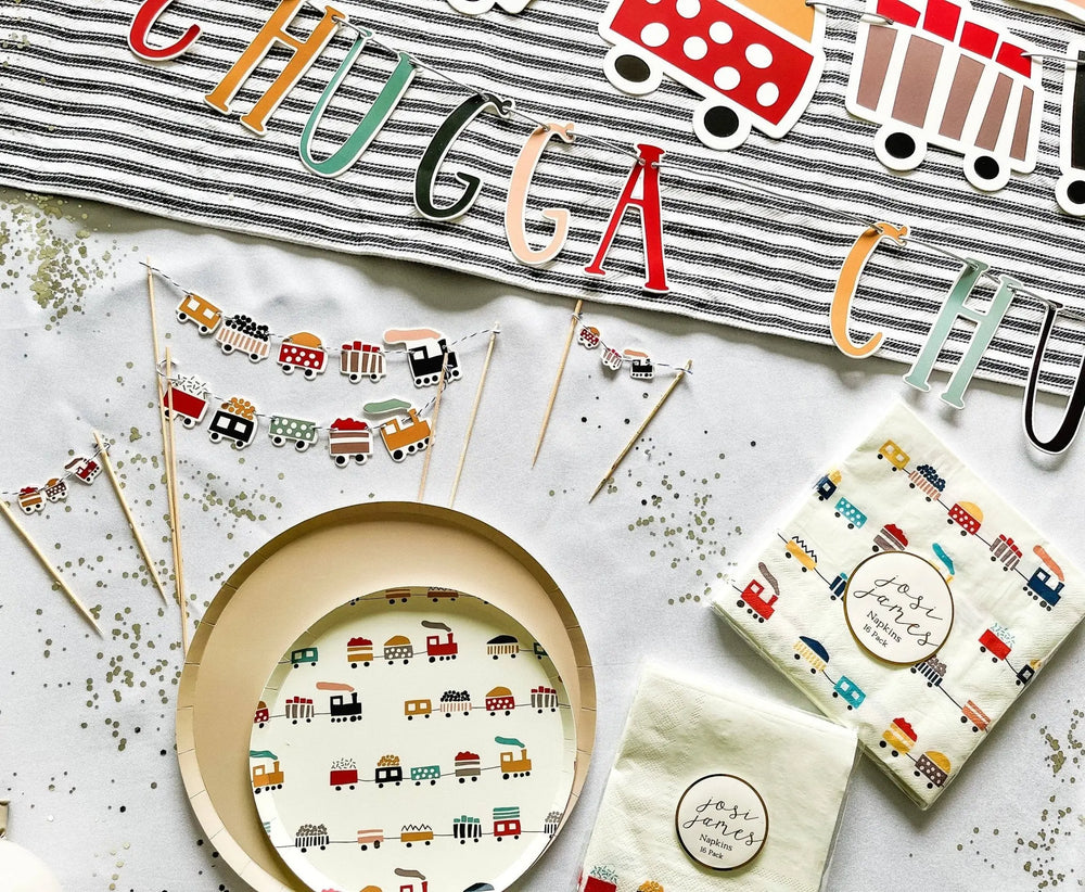 Train Choo Choo Banner - Josi James - Banners